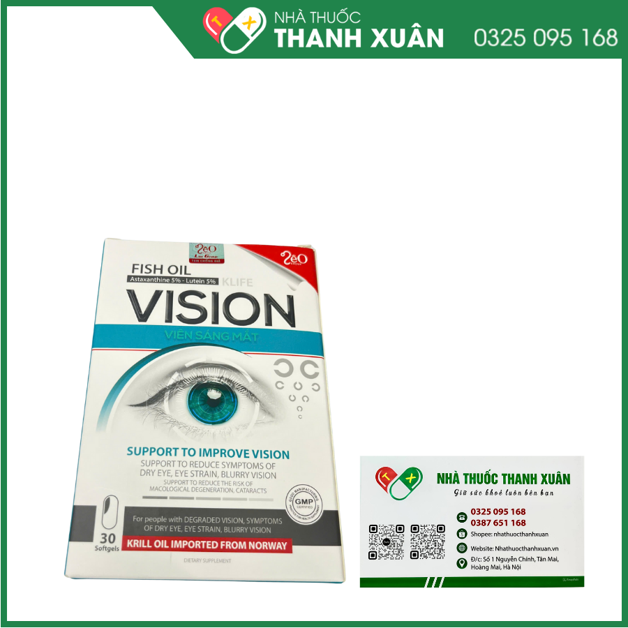 Vision Viên Sáng Mắt hỗ trợ tăng cường thị lực